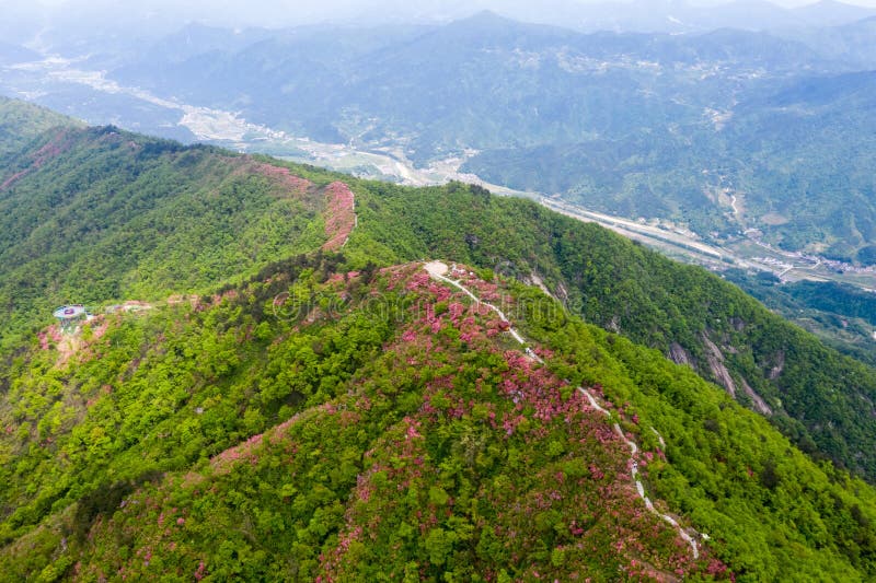 A scenic view of dabie mountains