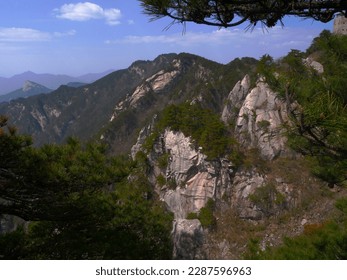A scenic view of dabie mountains
