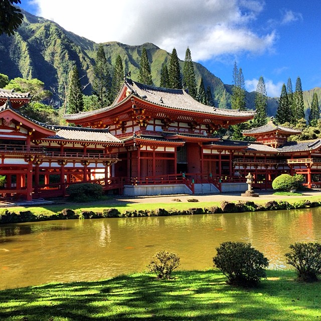 A scenic view of Dai Temple
