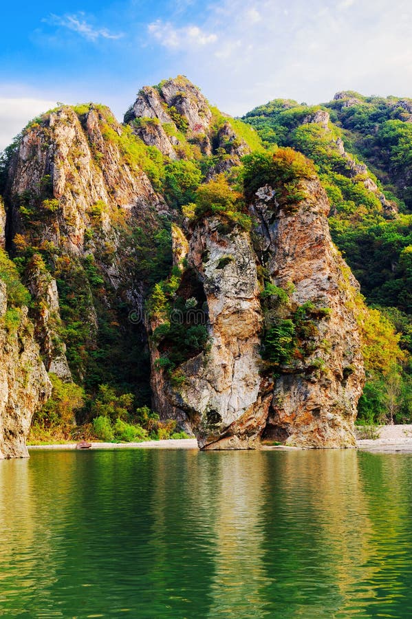A scenic view of dalian_bingyu_valley