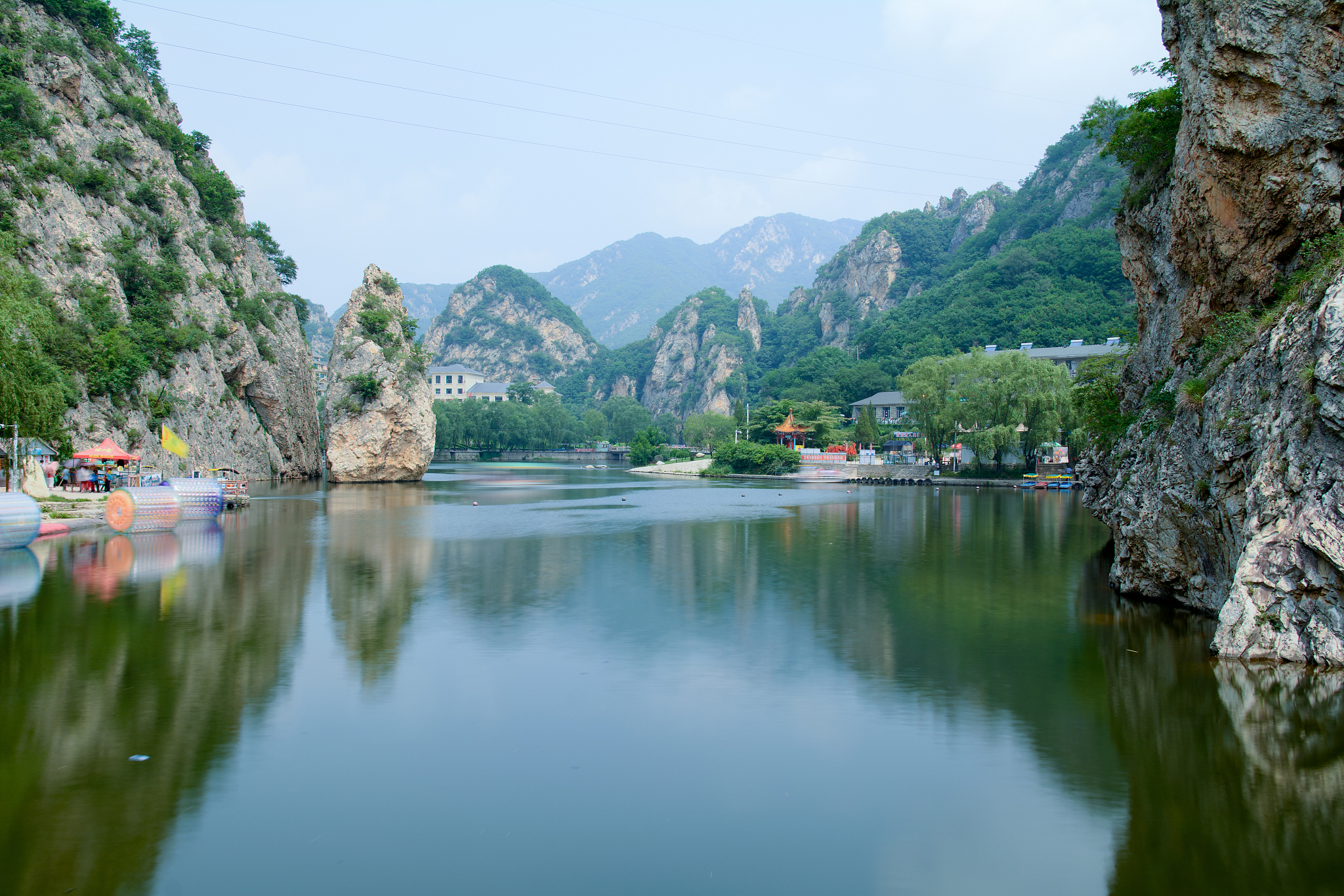 A scenic view of dalian_bingyu_valley