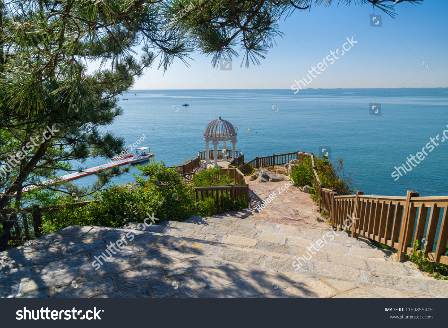 A scenic view of dalian_tiger_beach_ocean_park