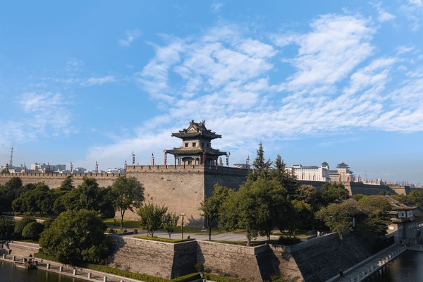 A scenic view of Daoxian Ancient City