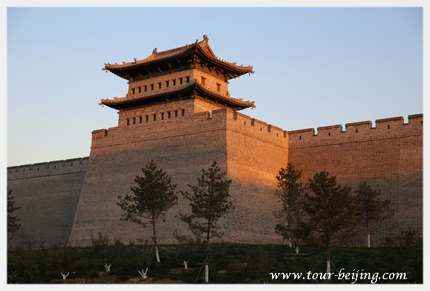 A scenic view of Datong Ancient City Wall