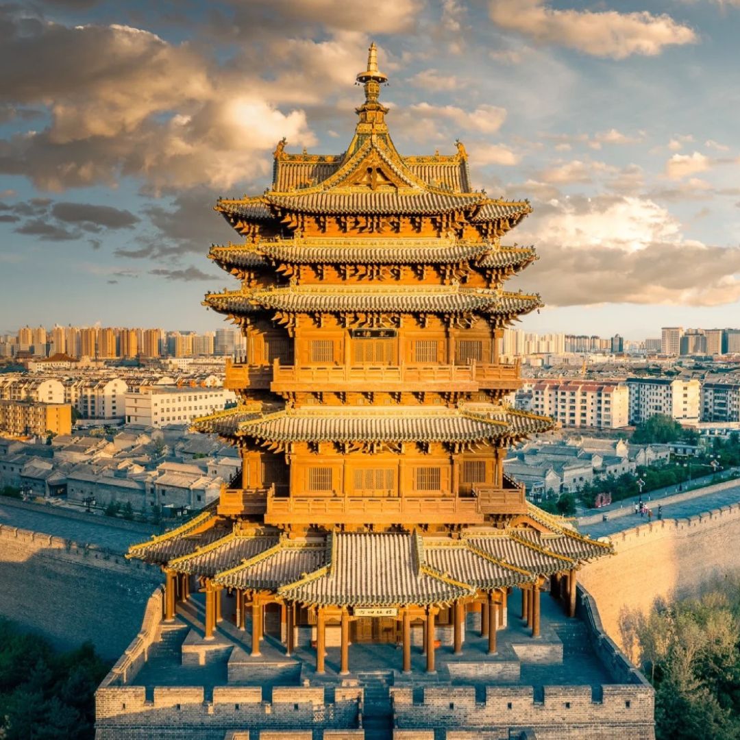A scenic view of Datong Ancient City Wall