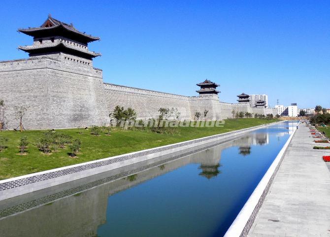 A scenic view of Datong Ancient City Wall