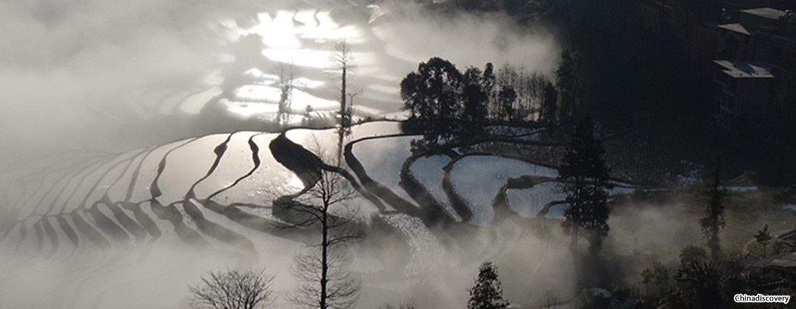 A scenic view of Dayun Yuan Zhuozhang