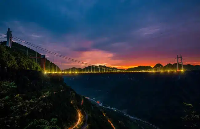 A scenic view of Dehang Aizhai Wonder