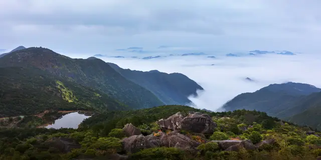 A scenic view of dehua kiln sites
