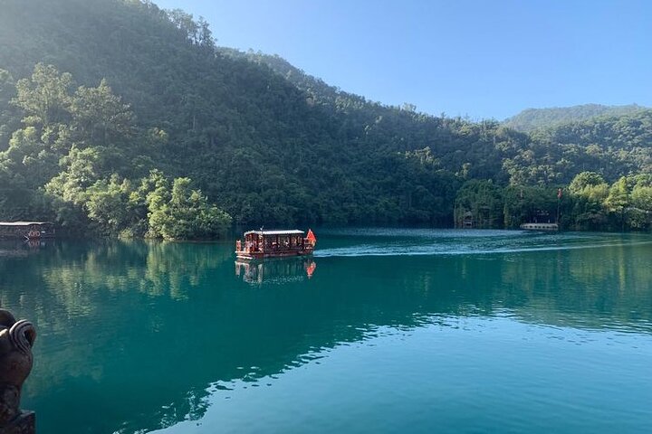 A scenic view of dinghu mountain