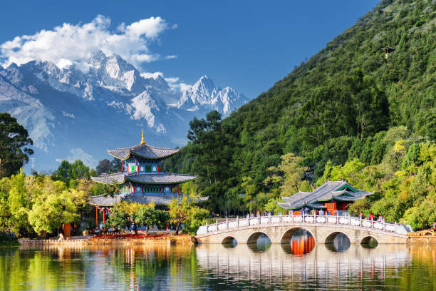 A scenic view of diqing shangri-la