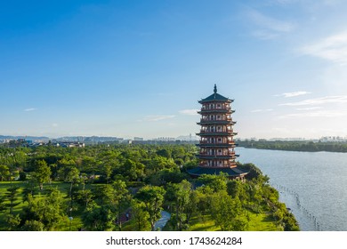 A scenic view of dongguan_grand_mosque