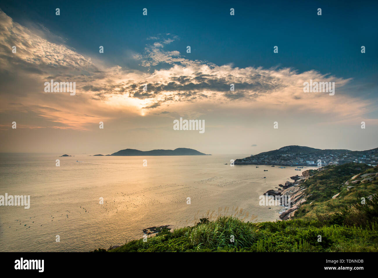 A scenic view of dongji island