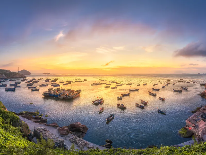 A scenic view of dongji island