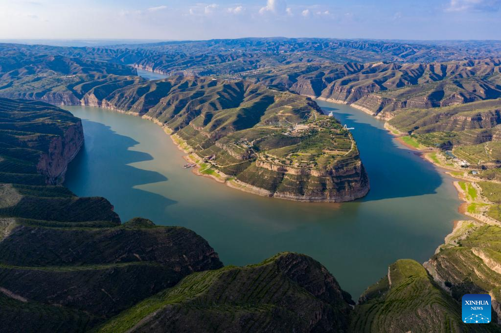 A scenic view of Dongying Yellow River Delta