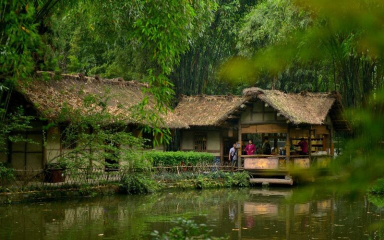 Experience Tranquility at Dufu Thatched Cottage: A Poet’s Retreat