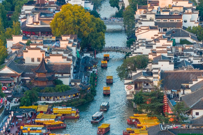 A scenic view of dunhua_liudingshan_cultural_tourism_area