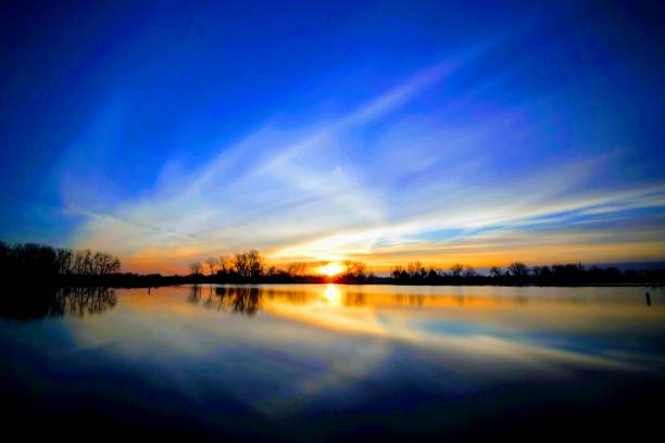 A scenic view of east lake