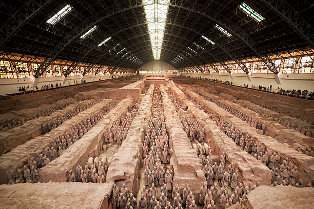 A scenic view of emperor_qinshihuangs_mausoleum_site_museum