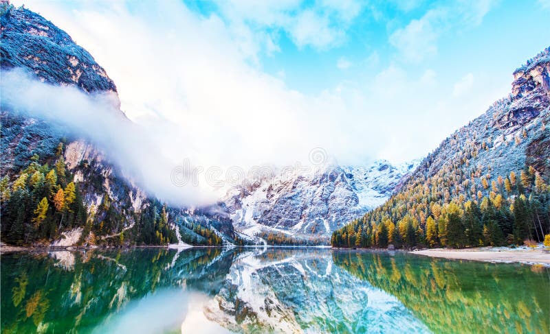 A scenic view of Fairy Lake
