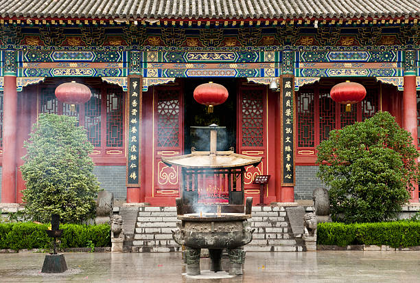 A scenic view of famen temple