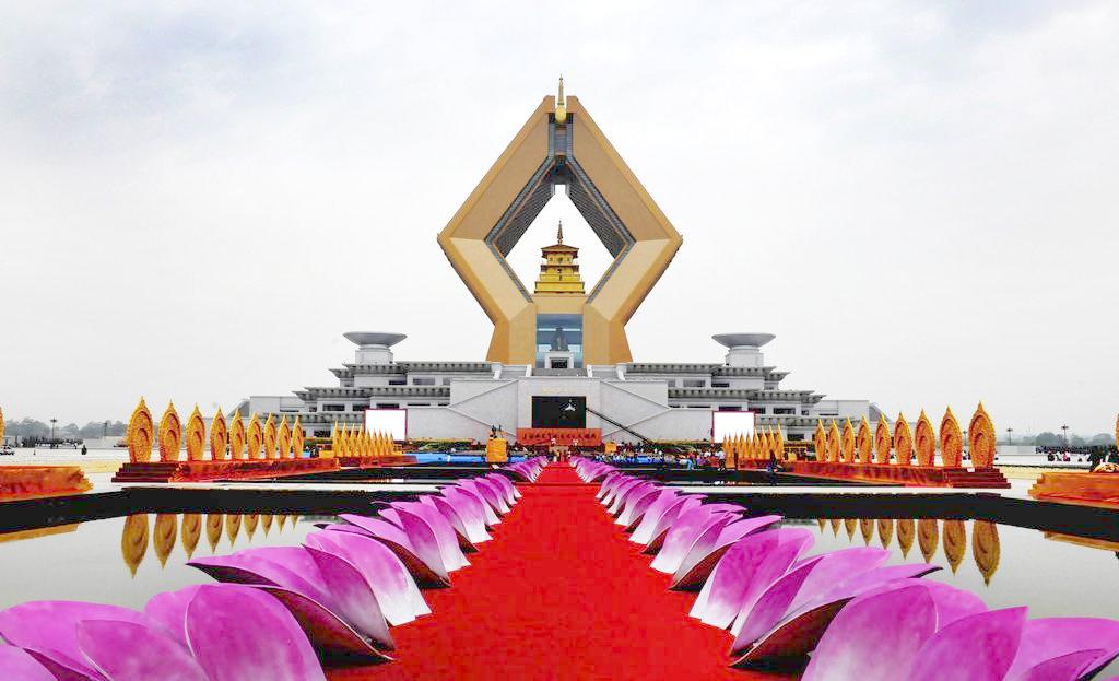 A scenic view of famen temple