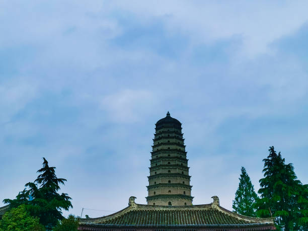 A scenic view of famen_temple_pagoda