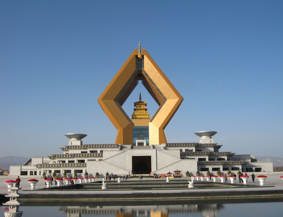 A scenic view of famen_temple_pagoda