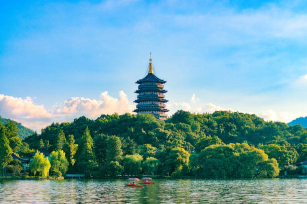 A scenic view of feiying pagoda