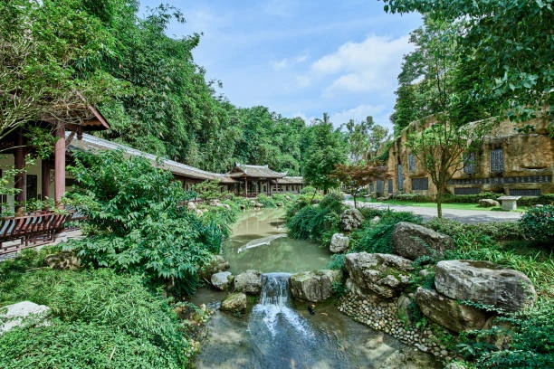 A scenic view of fengdu_ghost_city