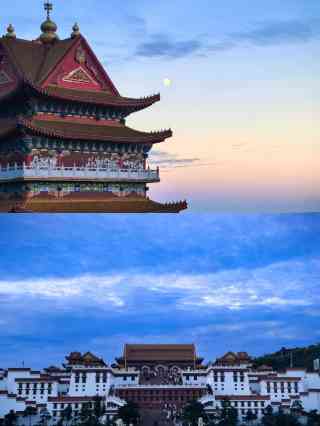 A scenic view of fengguo_temple_yixian