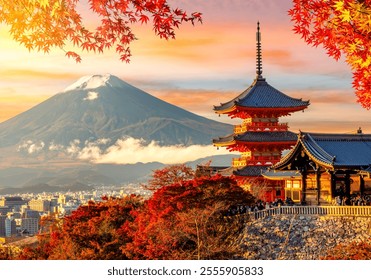 A scenic view of Fengxue Temple And Pagodas