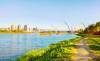 A scenic view of Fenhe River Park