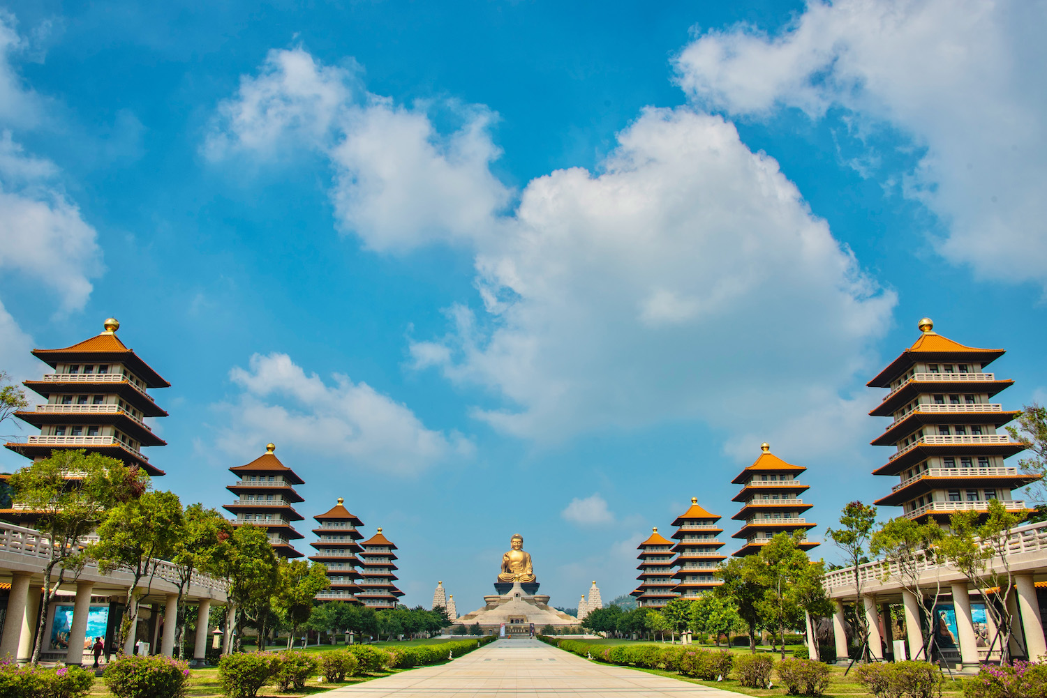 A scenic view of Foguang Temple