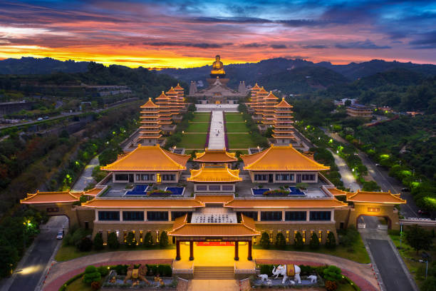 A scenic view of Foguang Temple