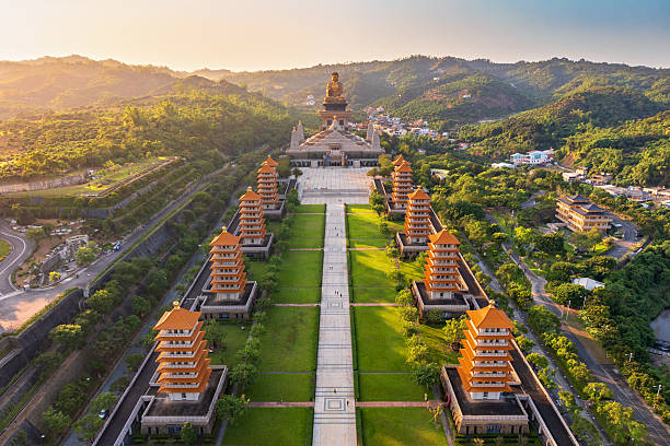 A scenic view of Foguang Temple