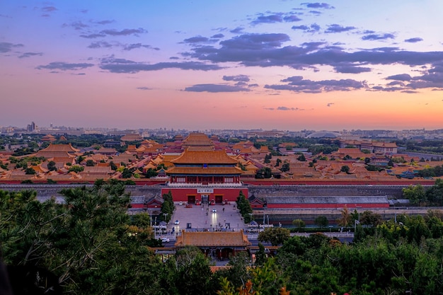 A scenic view of forbidden city