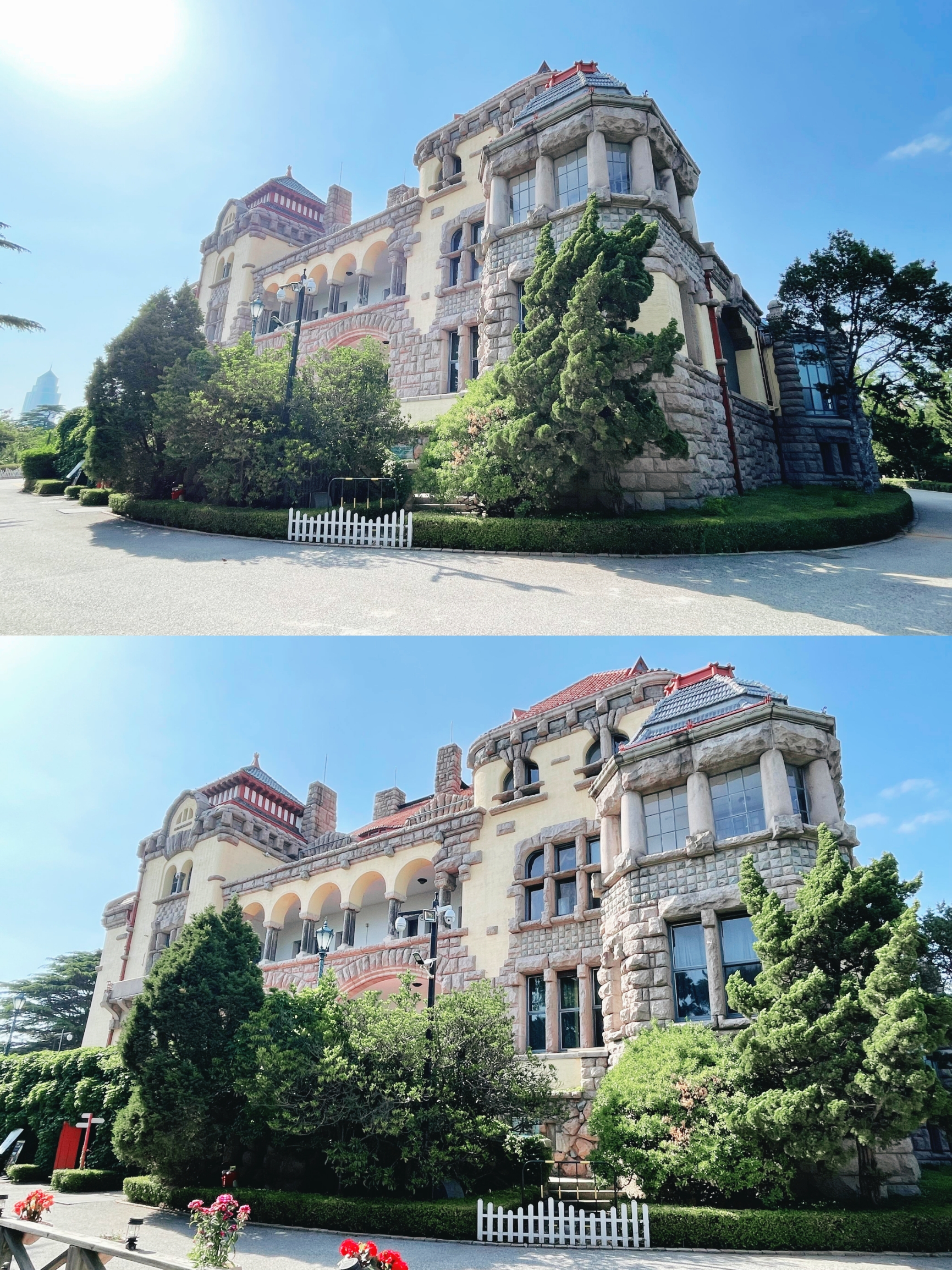 A scenic view of Former German Governor S Residence