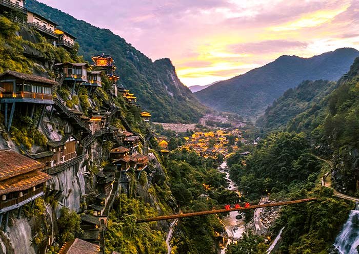 A scenic view of former residence of zhang tailei