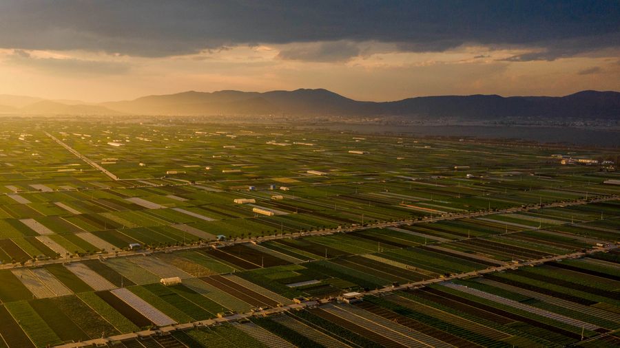 A scenic view of former site of tonghai reclamation