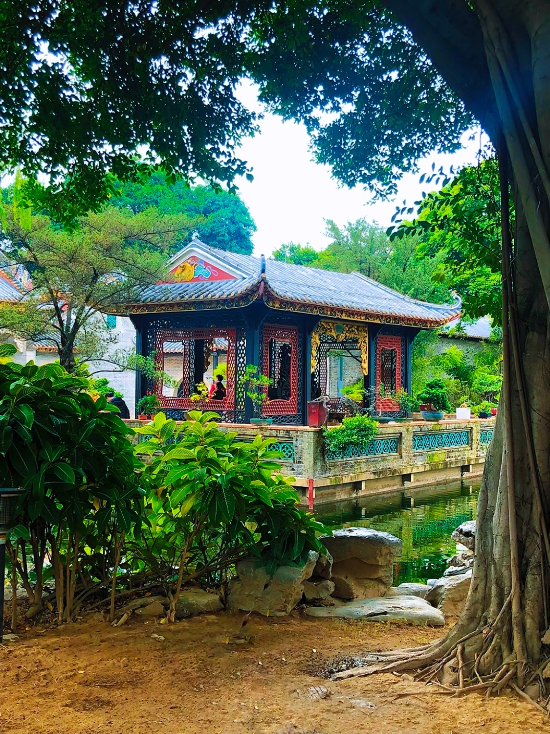 A scenic view of foshan liang garden