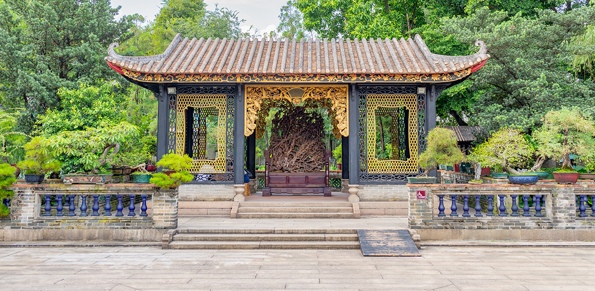 A scenic view of foshan liang garden