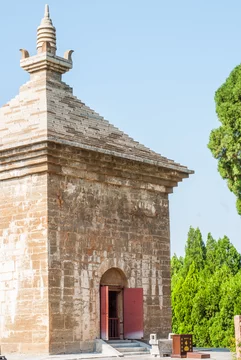A scenic view of Four Gates Pagoda