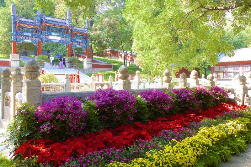 A scenic view of fragrant_hills_park