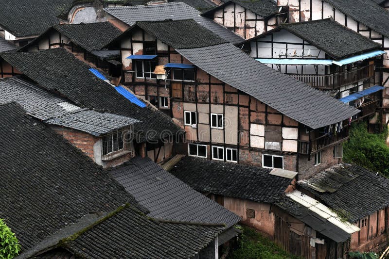A scenic view of fubao ancient town