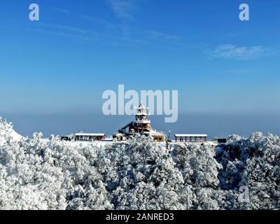 A scenic view of Funiu Mountain Ski Resort