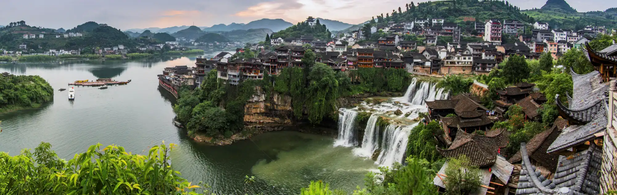 A scenic view of Furong Town