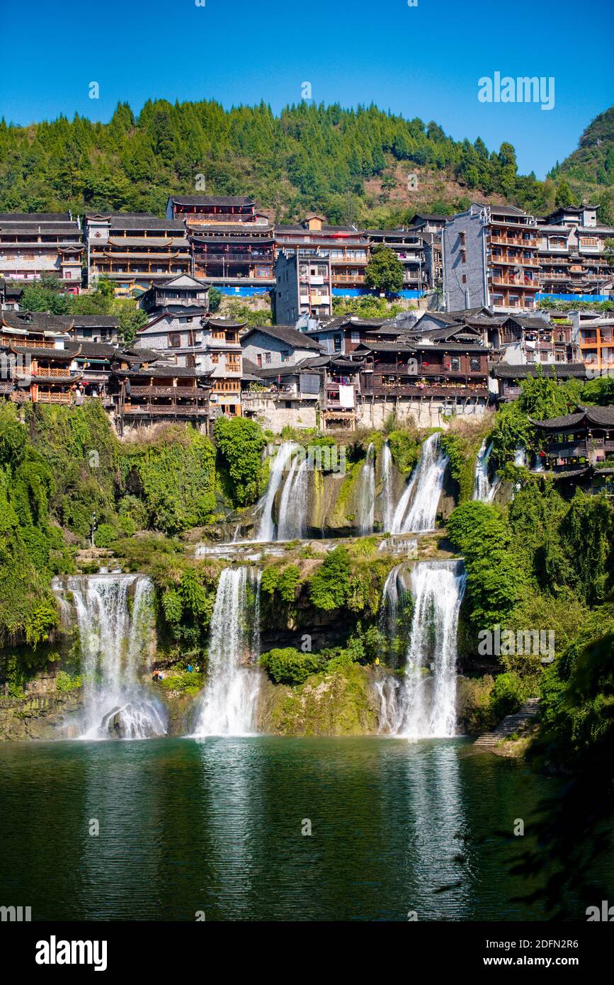 A scenic view of Furong Town