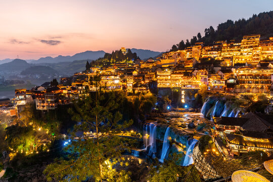 A scenic view of Furong Town