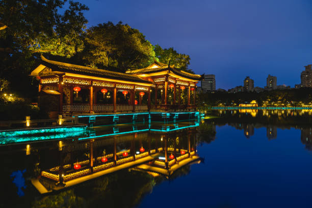 A scenic view of fuzhou zhuzifang
